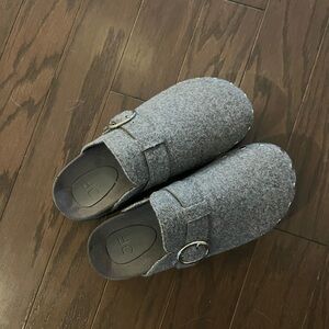 JustFab Gray Mules